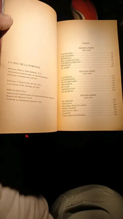 Libro 'Hija de la Fortuna' de Isabel Allende - miniatura 4