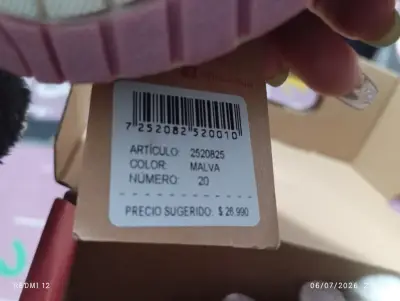 Zapatos de bebé malva con forro de peluche - miniatura 4