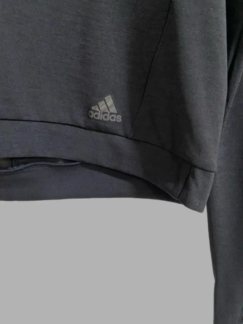 Polera deportiva negra Adidas para mujer - 4