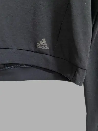Polera deportiva negra Adidas para mujer - miniatura 4