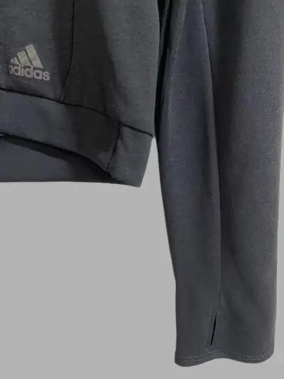 Polera deportiva negra Adidas para mujer - miniatura 5