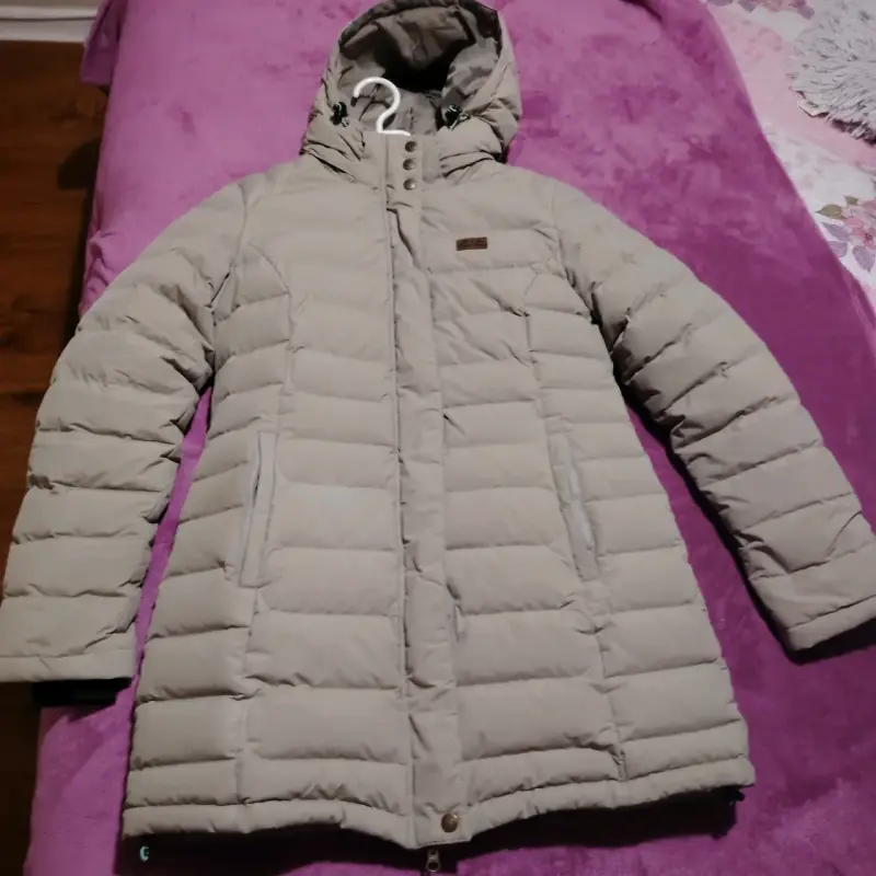 Parka beige Haka honu con capucha - 4
