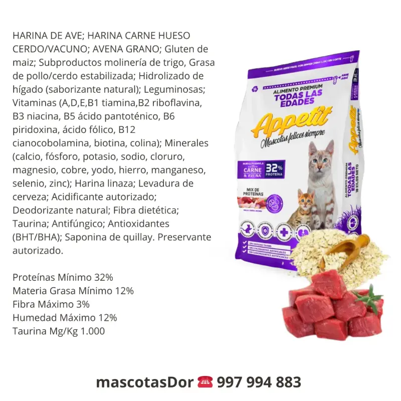 Alimento Premium Gatos todas las edades 10kg - 2