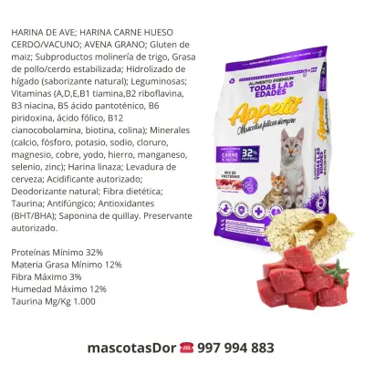 Alimento Premium Gatos todas las edades 10kg - miniatura 2