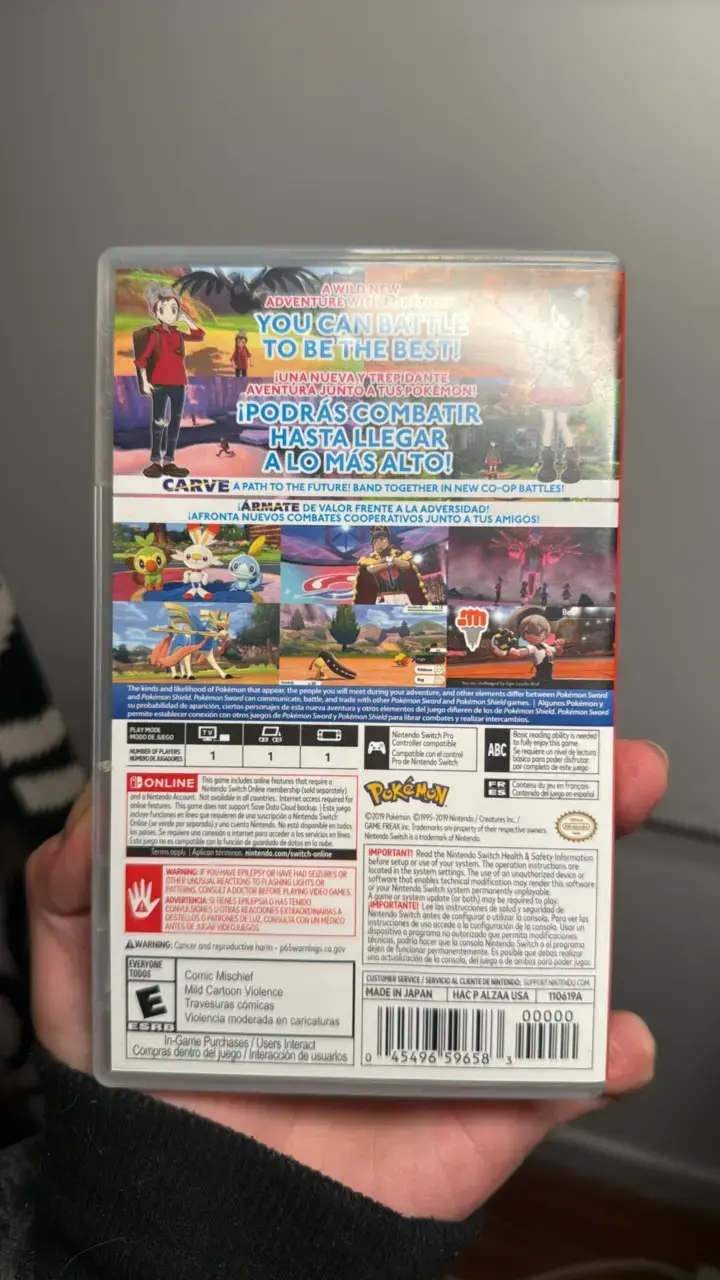 Juego Pokémon Sword Nintendo Switch - 2