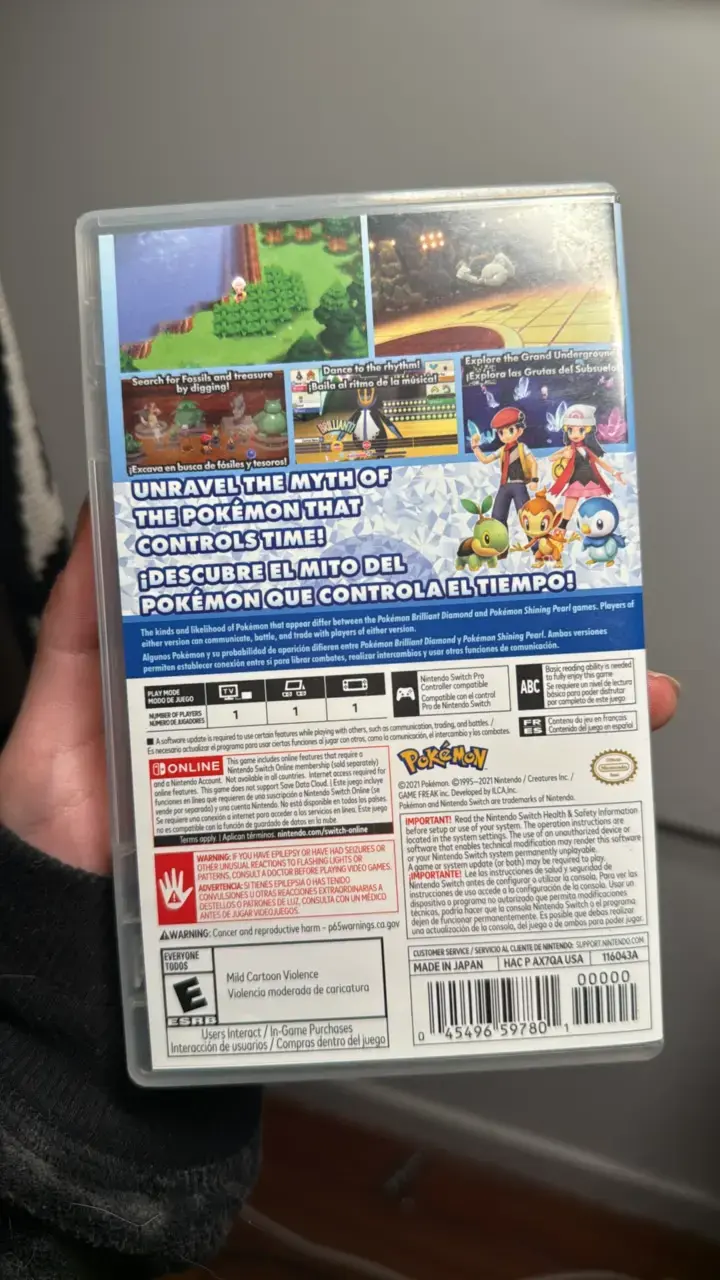 Juego Pokémon Brilliant Diamond Nintendo Switc - 2
