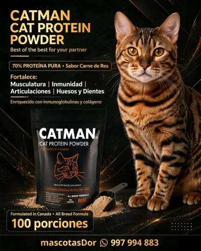 Proteína para gatos Catman 500g - miniatura 1