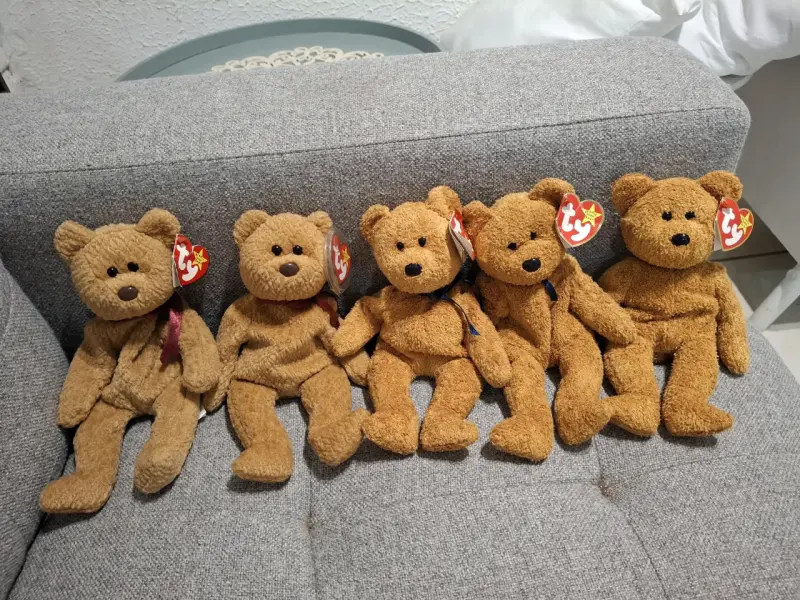 Set de osos de peluche Ty Beanie Babies colección - 3