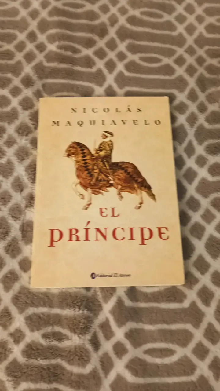 Libro 'El Príncipe' de Nicolás Maquiavelo - 1