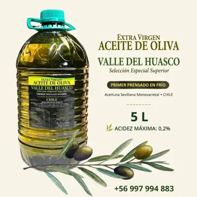 Aceite de Oliva Extra Virgen Valle del Huasco 5L - miniatura 1