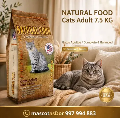 Alimento Natural para Gatos Adultos 7.5 kg - miniatura 1