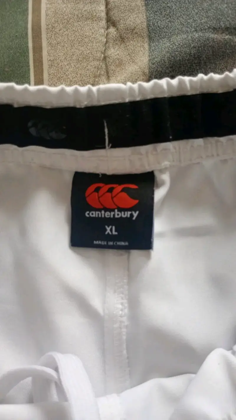 Shorts deportivos blancos Canterbury para rugby - 2