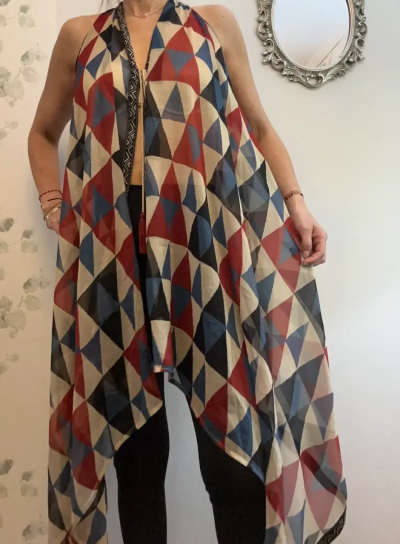 Túnica larga multicolor Mudo Collection - 4