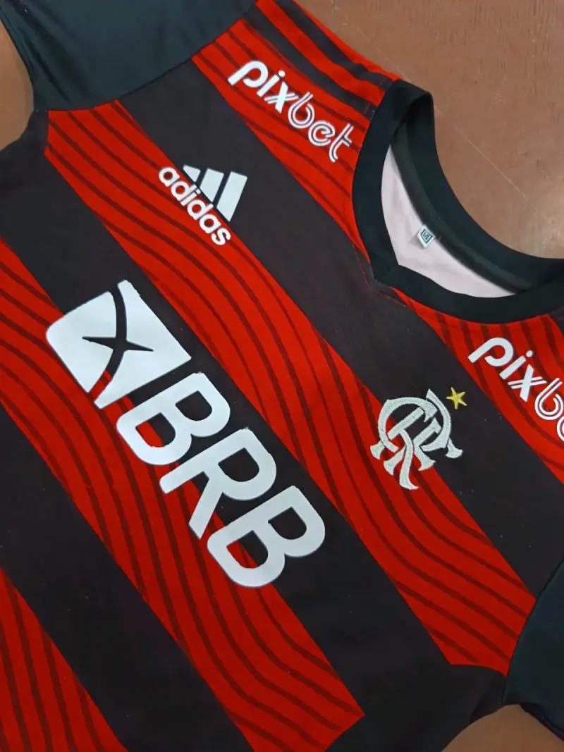 Camiseta Flamengo Adidas Vidal 32 talla 14 Fit xs - 3