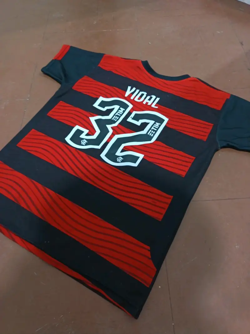 Camiseta Flamengo Adidas Vidal 32 talla 14 Fit xs - 4