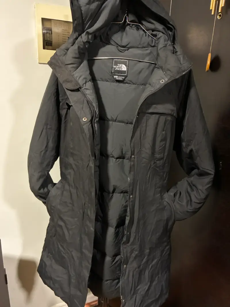 Parka negra The North Face talla SP impermeable - 6