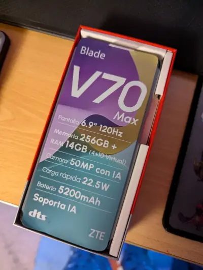 Celular ZTE Blade V70 Max 256GB 14GB RAM - miniatura 1