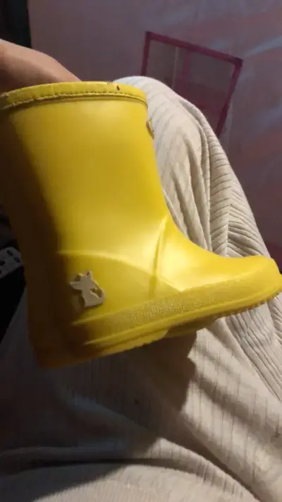 Botas de lluvia amarillas para niños Coyote 24 - miniatura 3
