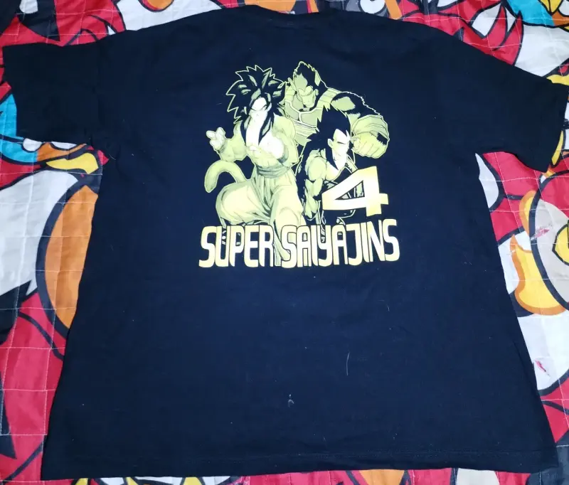 Polera Dragon Ball Z negra con estampado - 2