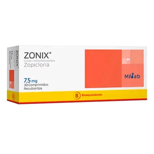 Zonix Zopiclona 7,5 mg 30 Comprimidos
