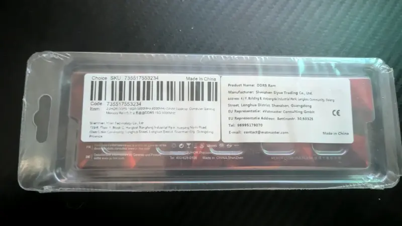 KIT Memoria RAM DDR5 2x 16 GB 6000MHz Juhor - 3
