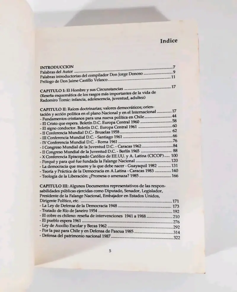 Tomic, testimonios - Jorge Donoso, compilador. - 2