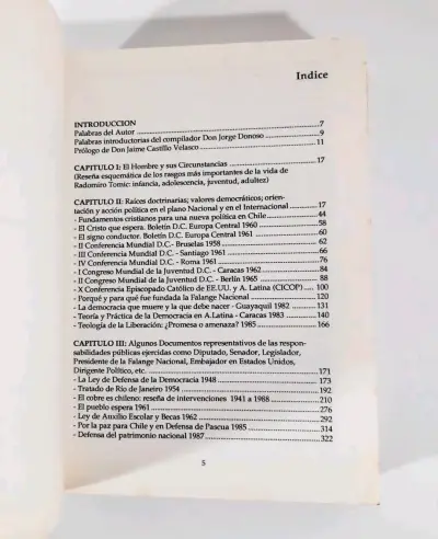 Tomic, testimonios - Jorge Donoso, compilador. - miniatura 2
