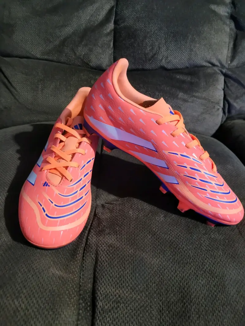 Zapatillas de fútbol Adidas naranjas para césped - 2