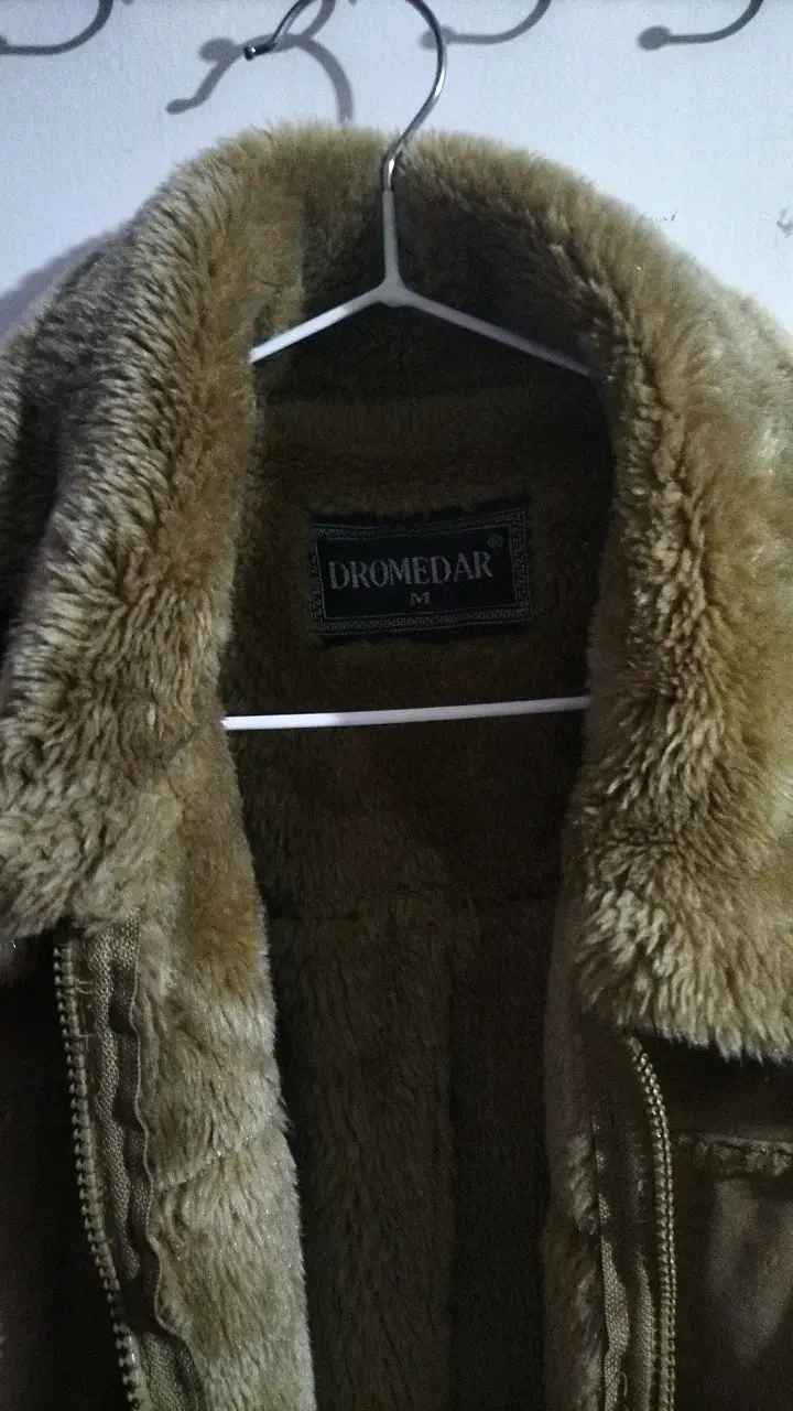 Chaqueta de gamuza con forro de piel Dromedar - 2