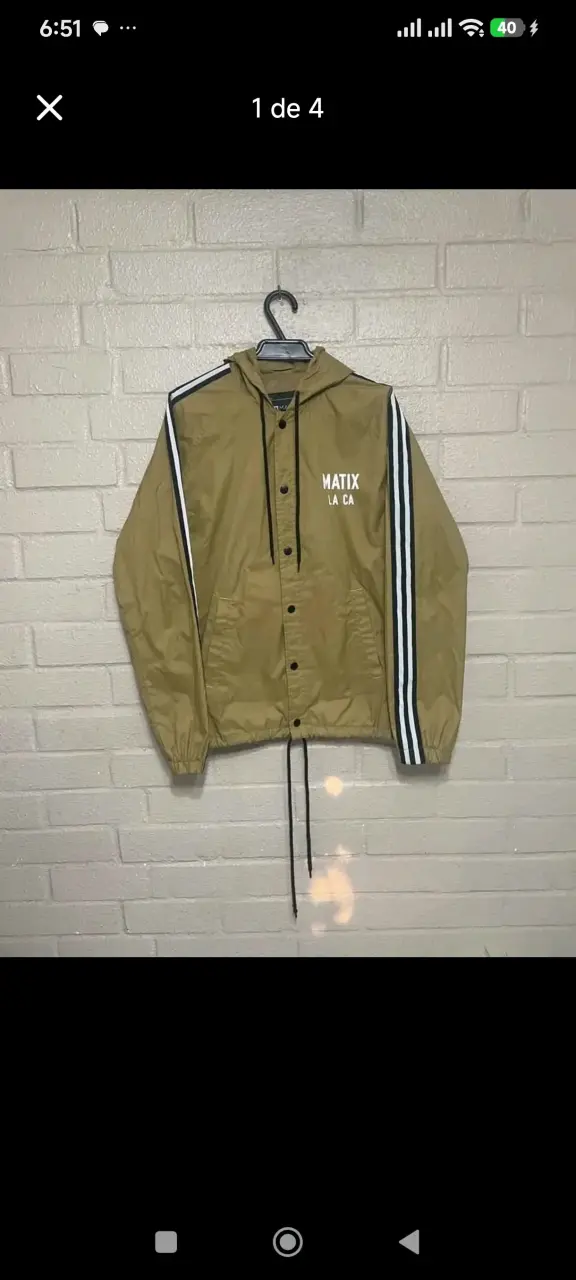 Chaqueta Matix Compton Surf Club color caqui - 1