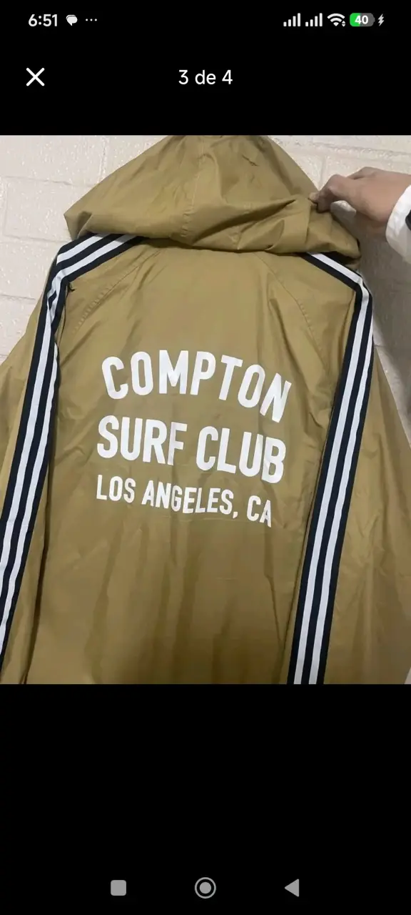 Chaqueta Matix Compton Surf Club color caqui - 3