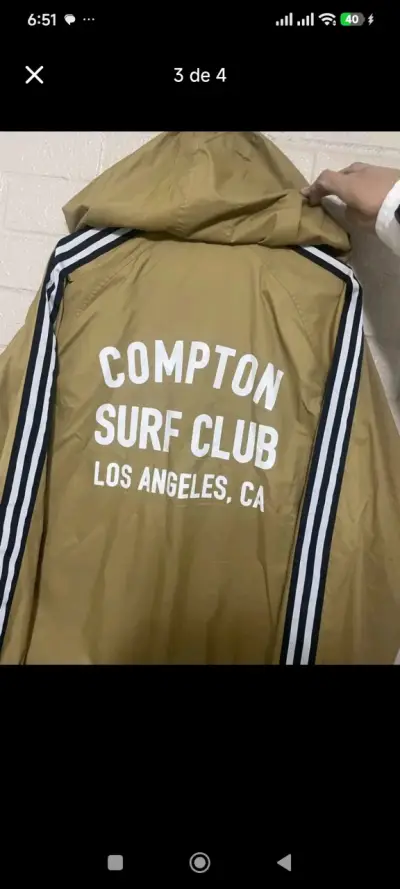 Chaqueta Matix Compton Surf Club color caqui - miniatura 3