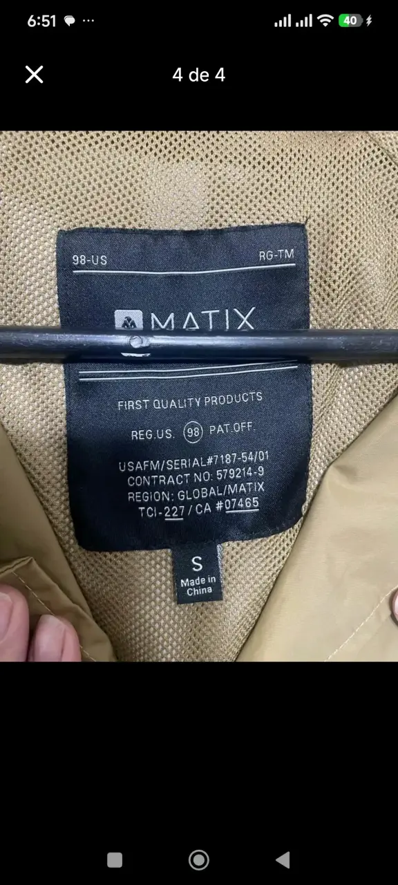Chaqueta Matix Compton Surf Club color caqui - 4