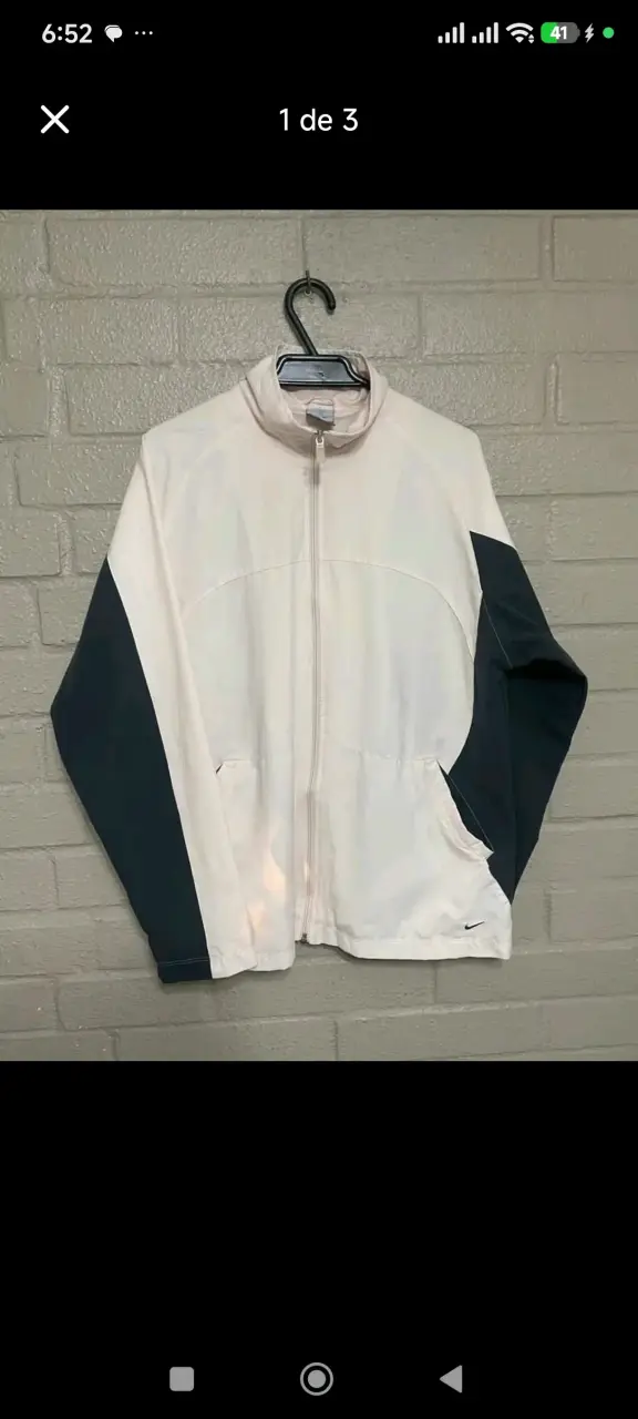 Chaqueta deportiva Nike bicolor para mujer - 1