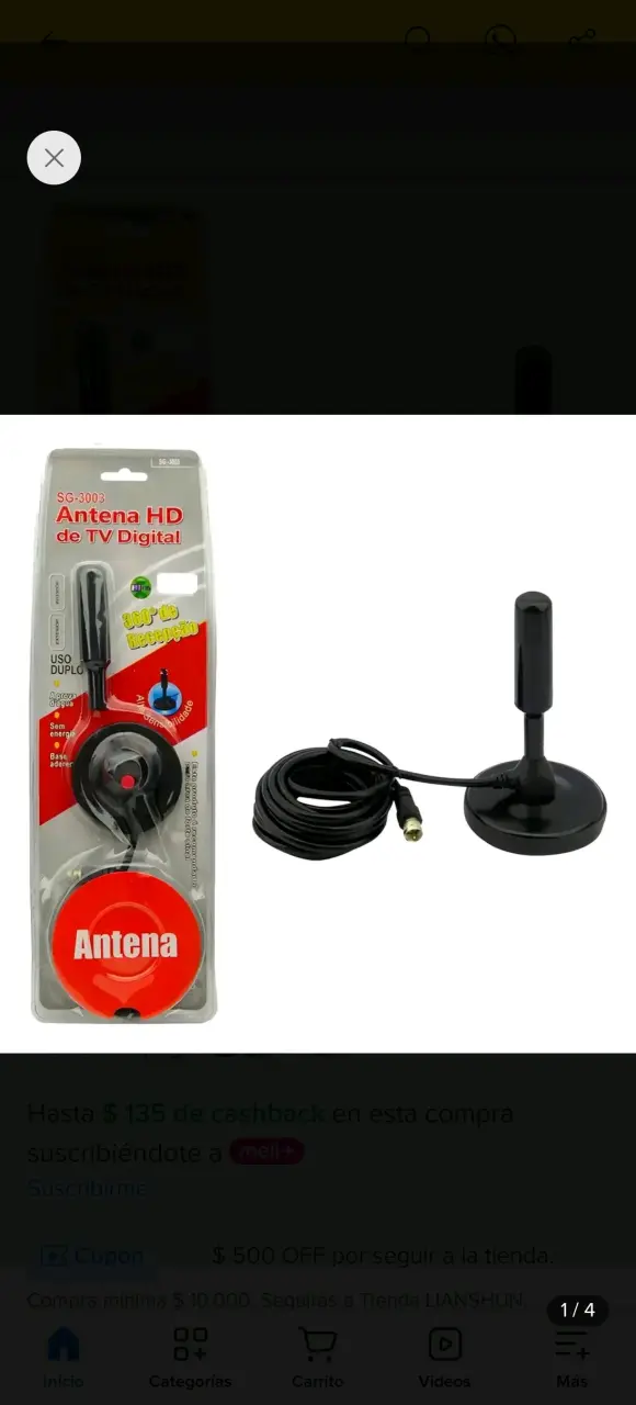 Antena HD para TV Digital SG-3003