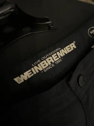 Pantalones Outdoor Negros Weinbrenner Talla M - miniatura 1
