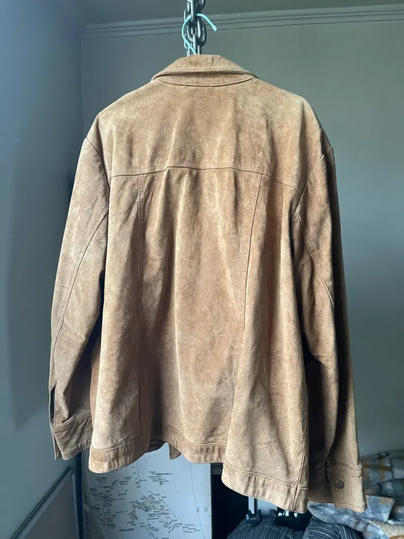 Chaqueta de gamuza marrón CJ Banks - 2