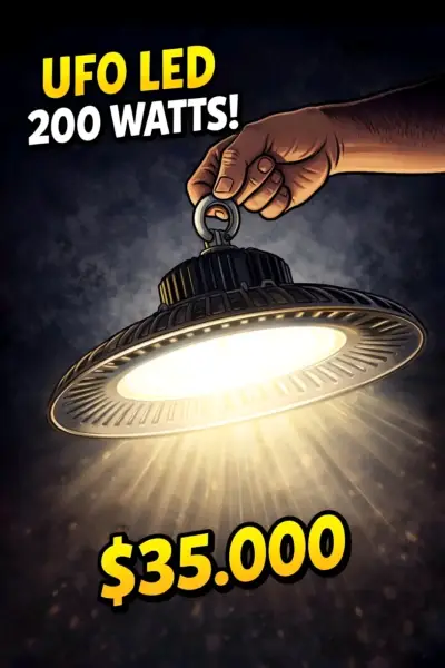 Luz LED UFO 200W para Iluminación Industrial - miniatura 1
