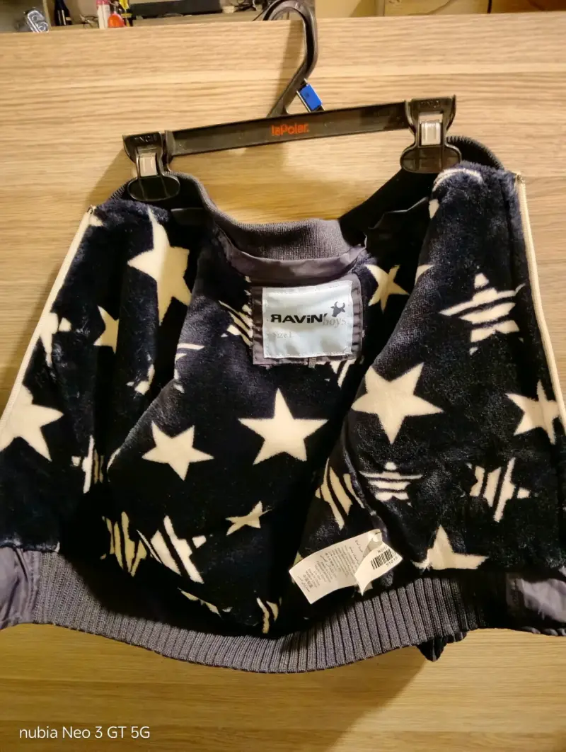 Chaqueta bomber para niño Ravin azul talla 2 a 3 - 2
