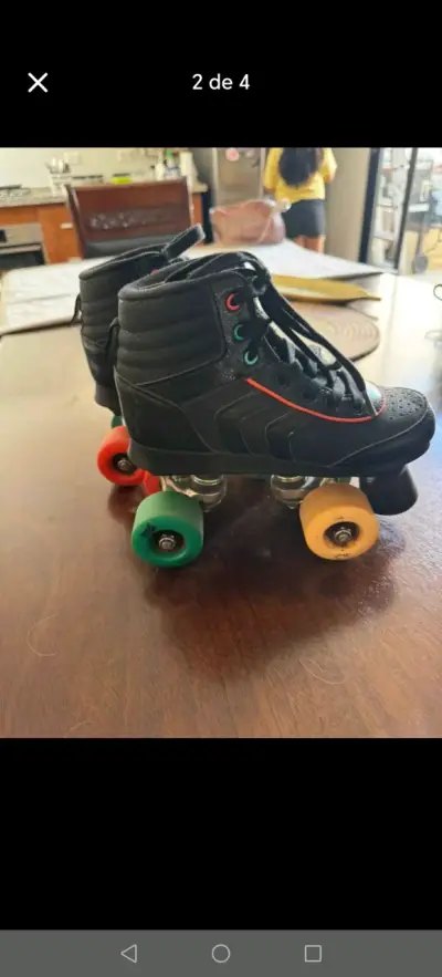 Patines  Decathon No35  +casco mediano - miniatura 1
