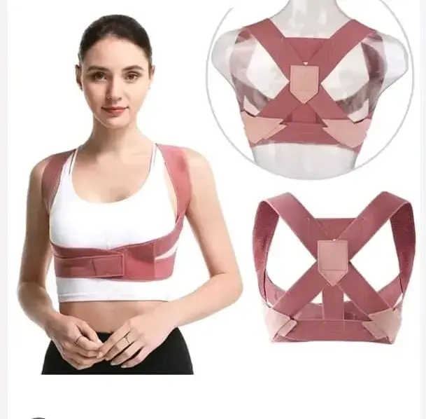 Corrector de postura para mujer TM color rosa