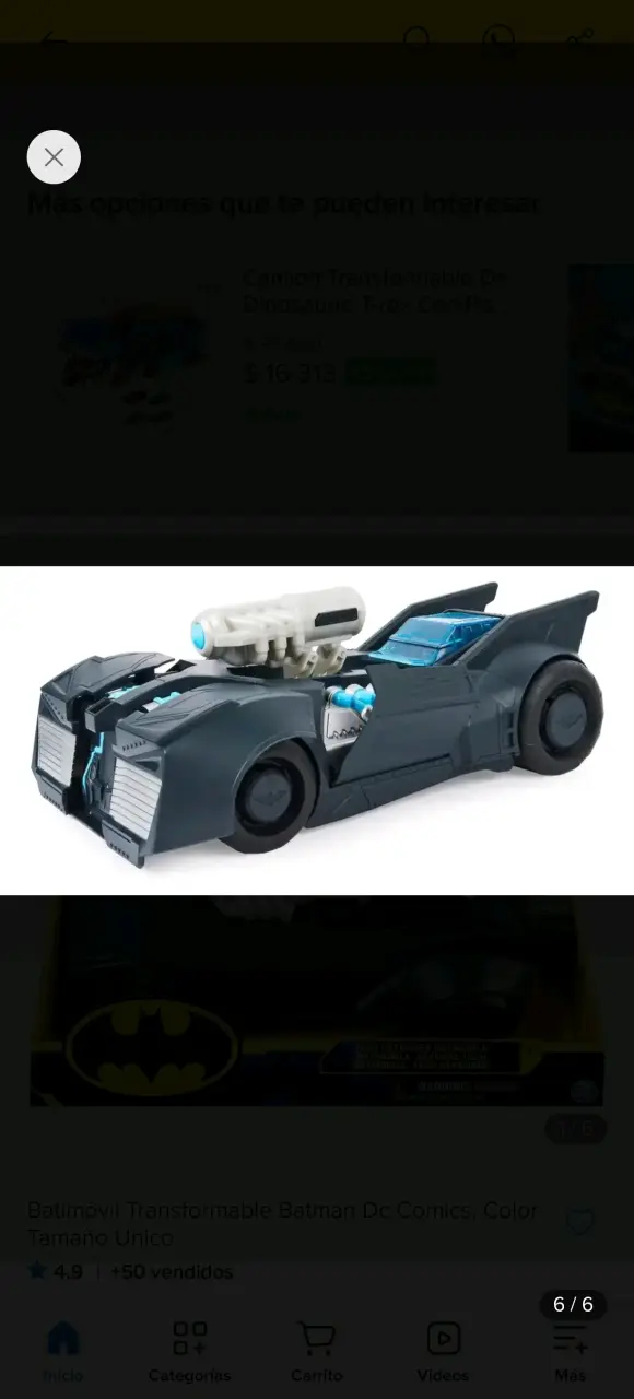 Batimóvil Transformable Batman DC Comics - 3