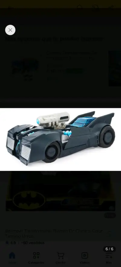 Batimóvil Transformable Batman DC Comics - miniatura 3