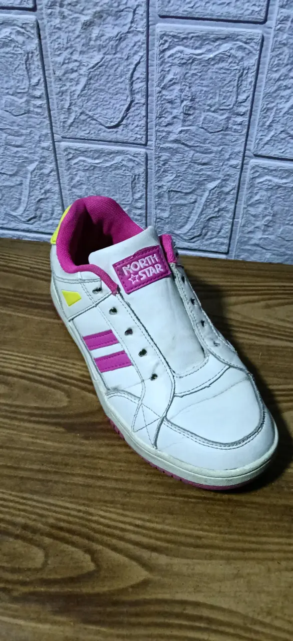 Zapatillas deportivas North Star blancas y rosadas - 1