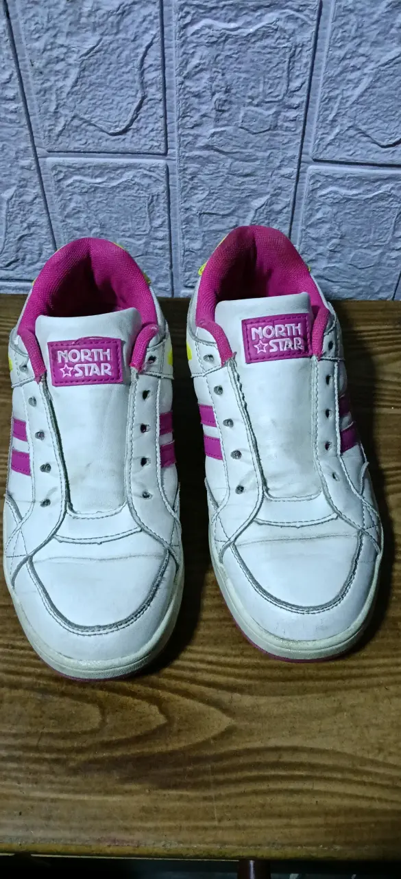 Zapatillas deportivas North Star blancas y rosadas - 2