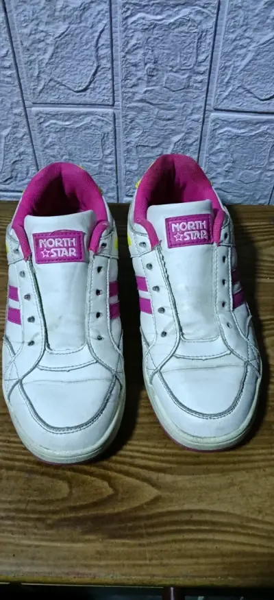 Zapatillas deportivas North Star blancas y rosadas - miniatura 2