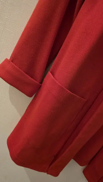 Blazer rojo de mujer Amisu elegante - miniatura 2