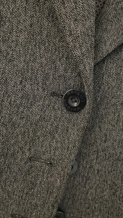 Blazer gris de lana para mujer Marquis - miniatura 3