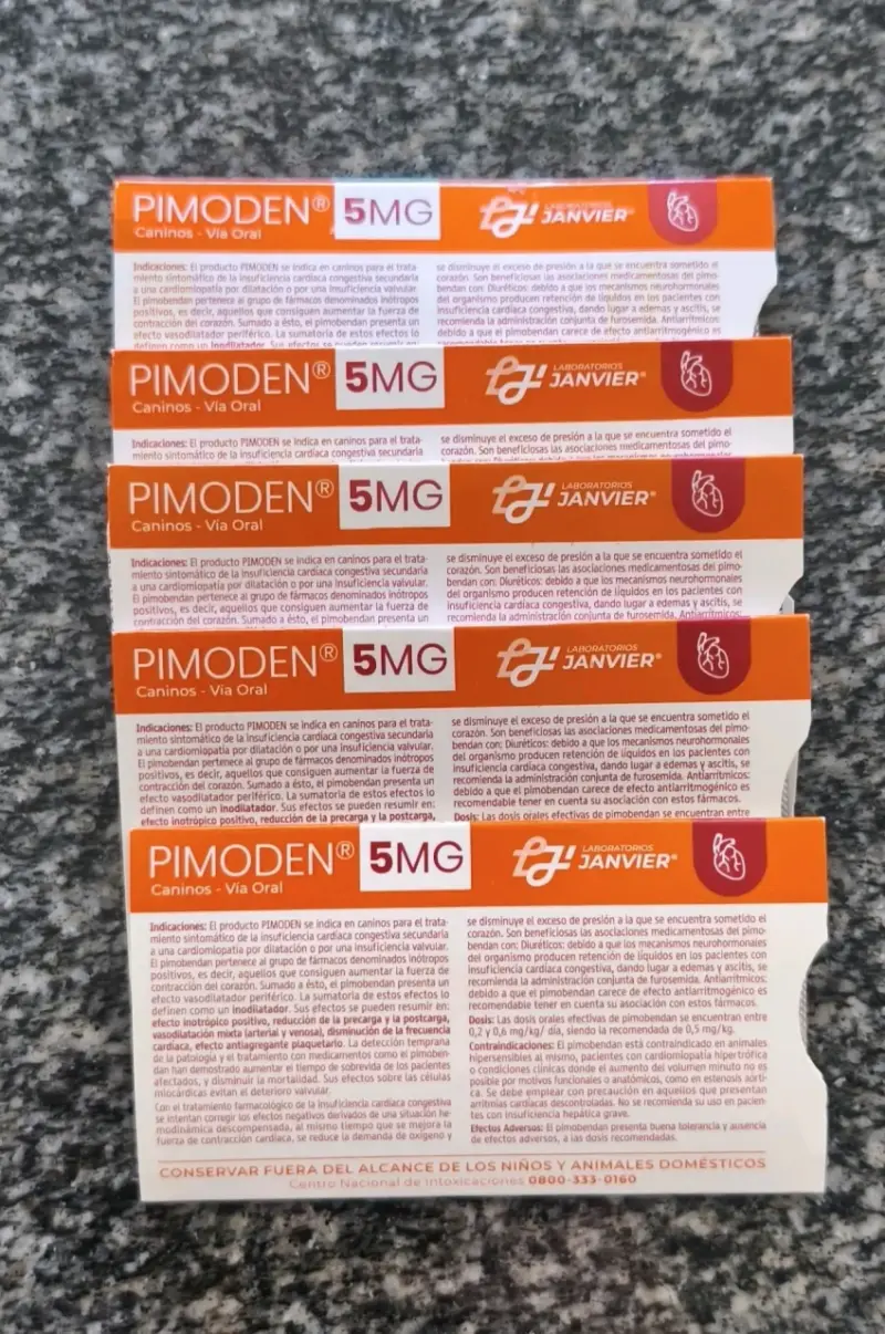 Medicamento Pimoden 5mg para perros - 2