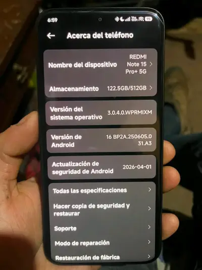 Smartphone Redmi Note 15 Pro+ 5G 512GB - miniatura 1